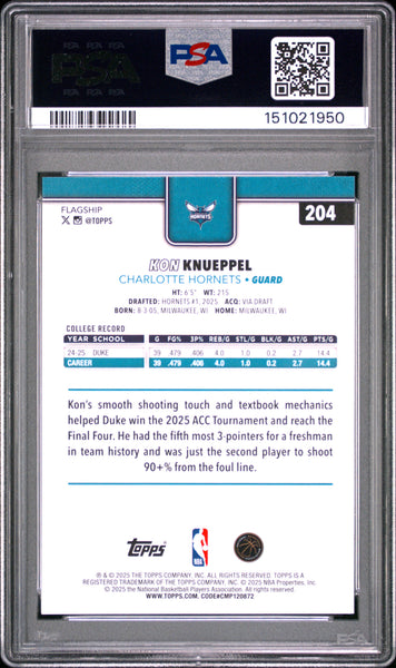 Kon Knueppel - 2025 Topps PSA 10
