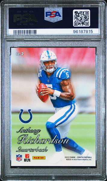 Anthony Richardson - 2023 Panini Zenith 1994 Pacific Red PSA 10