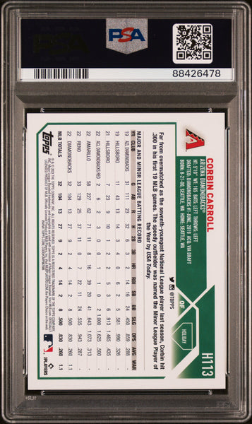 Corbin Carroll - 2023 Topps Holiday PSA 10