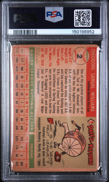 Ted Williams - 1955 Topps PSA 1.5