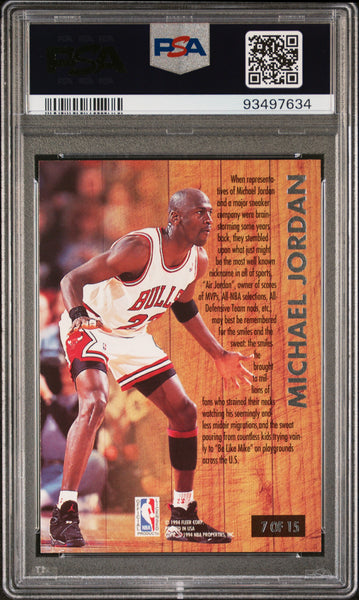 Michael Jordan - 1993 Ultra Famous Nicknames PSA 9
