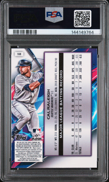 Cal Raleigh - 2022 Topps Cosmic Chrome PSA 9