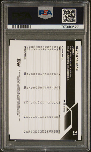 David Robinson - 2023 Topps Chrome Orange Refractor PSA 10 03/25