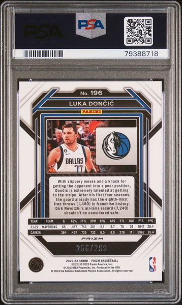 Luka Doncic - 2022 Panini Prizm Red PSA 10