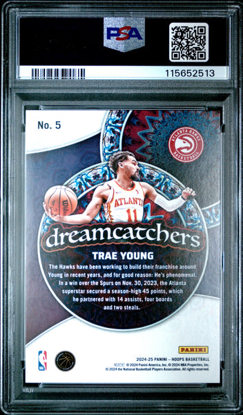 Trae Young - 2024 Panini NBA Hoops Dreamcatchers PSA 9