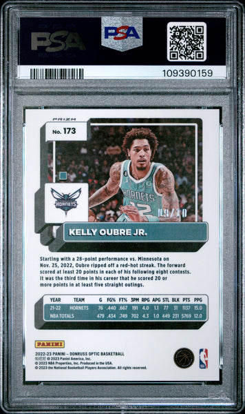 Kelly Oubre JR. - 2022 Panini Donruss Optic Gold PSA 10