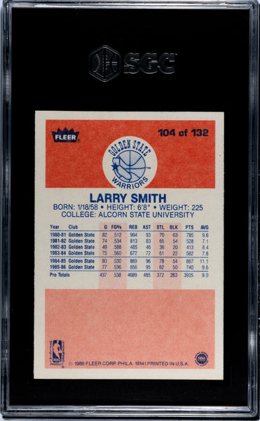 Larry Smith - 1986 Fleer SGC 9.5