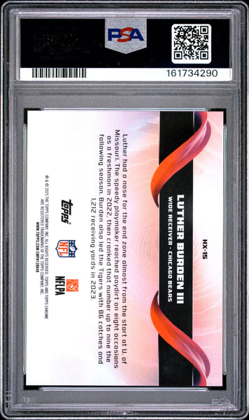 Luther Burden III - 2025 Topps Chrome Helix PSA 10