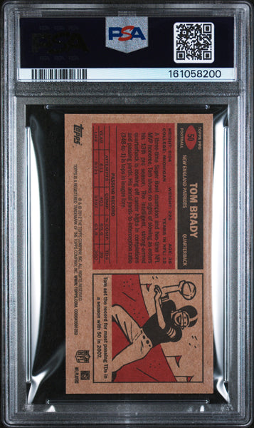 Tom Brady - 2012 Topps 1965 Topps Inserts #50 PSA 8