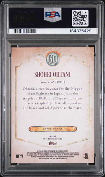 Shohei Ohtani - 2018 Topps Gypsy Queen Rookie #89 PSA 10