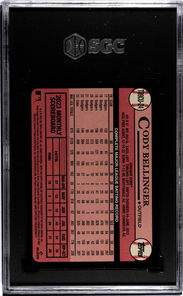 Cody Bellinger - 2024 Topps Update Chrome '89 Design Red Refractor SGC 9.5