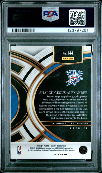 S. Gilgeous-Alexander - 2023 Panini Select Cosmic PSA 9