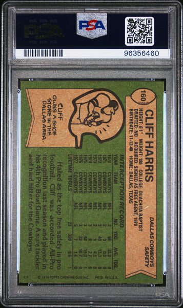 Cliff Harris - 1978 Topps All Pro PSA 9