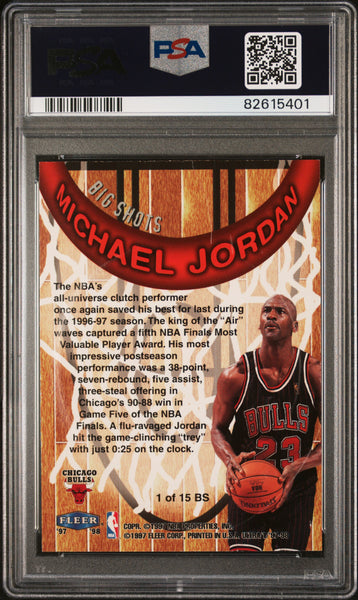 Michael Jordan - 1997 Ultra Big Shots PSA 9