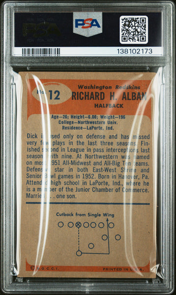 Dick Alban - 1955 Bowman PSA 3