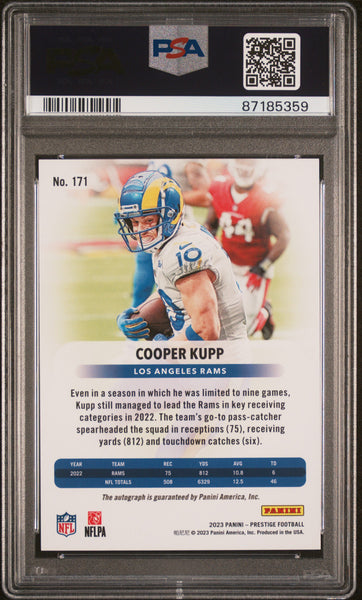 Cooper Kupp - 2023 Panini Prestige Pink Xtra Points PSA 8 /25 24/25