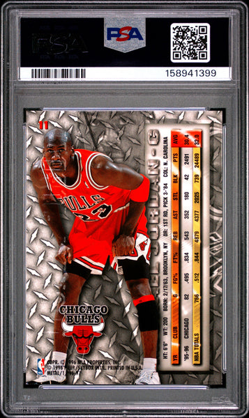 Michael Jordan - 1996 Metal PSA 9