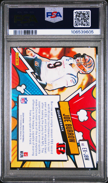 Joe Burrow - 2024 Panini Absolute Explosive PSA 9