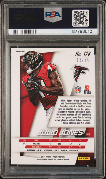 Julio Jones - 2014 Panini Prizm NFL Shield PSA 10