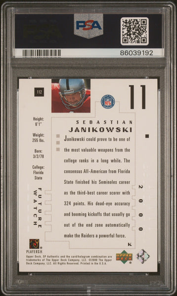 Sebastian Janikowski - 2000 SP Authentic PSA 10 1116/1250