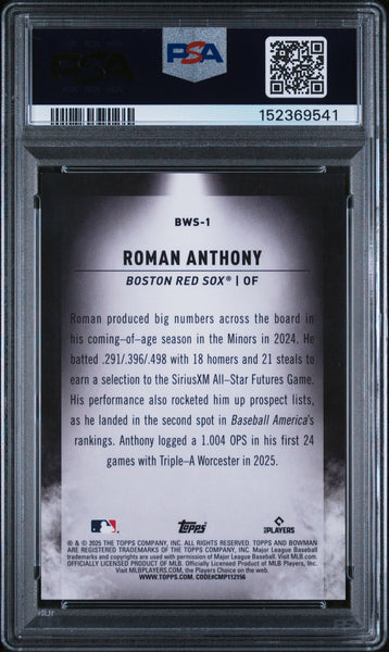 Roman Anthony - 2025 Bowman Chrome Bowman Spotlights PSA 9