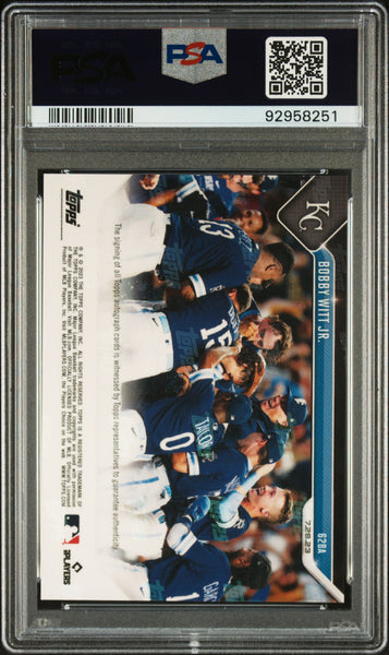 Bobby Witt JR. - 2023 Topps Now Autograph PSA 10 8/99 09/99