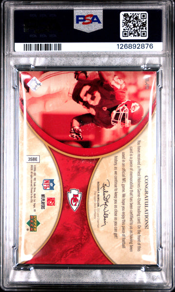 Priest Holmes - 2006 Ultimate Collection Jerseys Patch Gold PSA 8 18/30 08/81