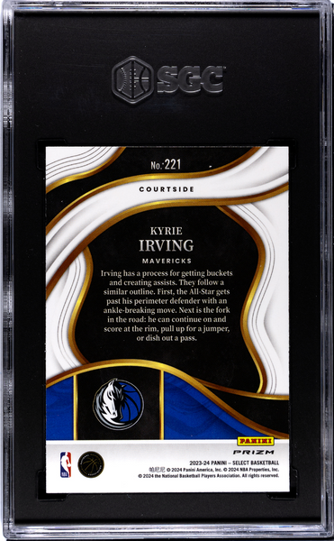 KYRIE IRVING - 2023-24 Panini Select Tiger Courtside SGC 10 #221
