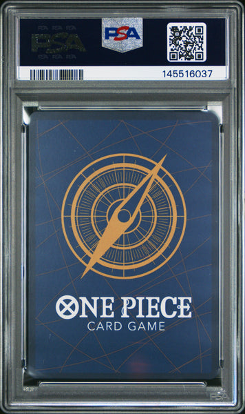 2025 One Piece Japanese Op14-The Azure Sea's Seven Kid & Killer Special Alternate Art PSA 10 #003