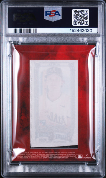 Nick Kurtz - 2025 Topps Allen & Ginter Mini Cloth PSA 8 3/10 03/10