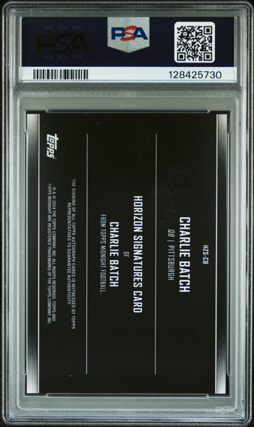 Charlie Batch - 2024 Topps Midnight Horizon Signatures PSA 10