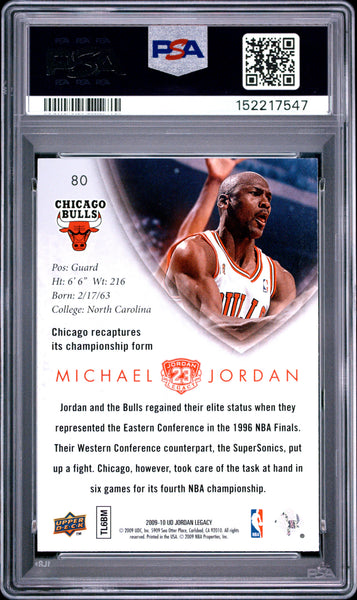 Michael Jordan - 2009 Upper Deck Jordan Legacy Gold PSA 10