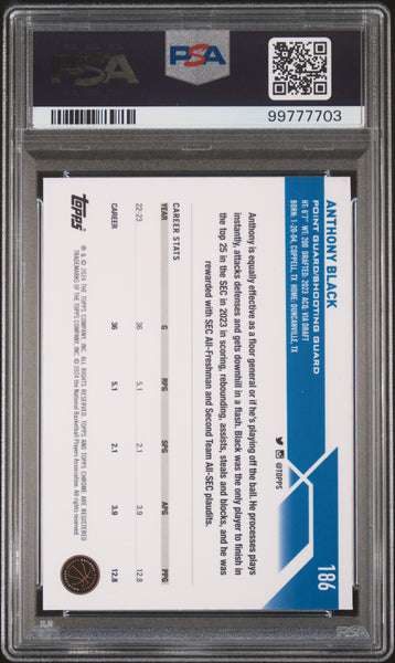 Anthony Black - 2023 Topps Chrome Sapphire Edition PSA 10