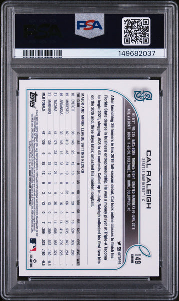 Cal Raleigh - 2022 Topps Chrome PSA 9