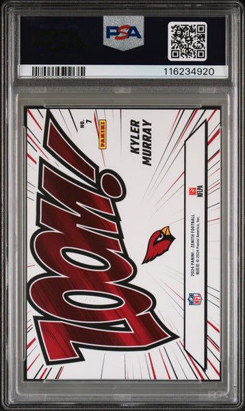 Kyler Murray - 2024 Panini Zenith Zoom Blue Spokes PSA 9 22/25