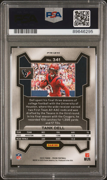 Tank Dell - 2023 Panini Prizm Green PSA 10