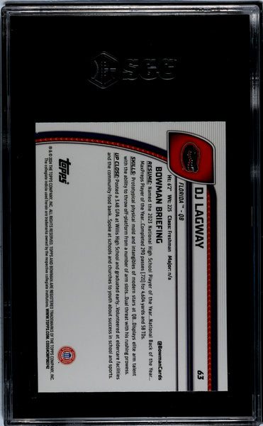 DJ Lagway - 2024 Bowman U Chrome Xfractor SGC 10