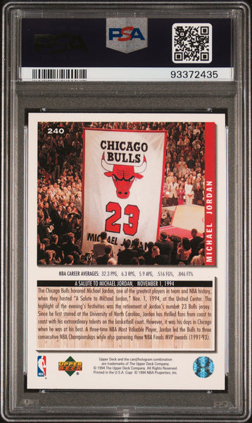 Michael Jordan - 1994 Collector's Choice PSA 10