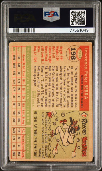 Yogi Berra - 1955 Topps PSA 3