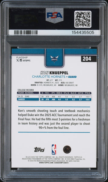 Kon Knueppel - 2025 Topps PSA 10