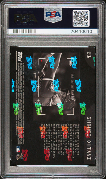 Shohei Ohtani - 2018 Topps On Demand Black & White PSA 10