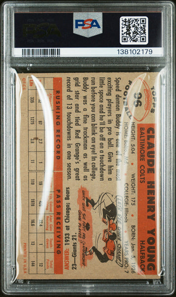 Buddy Young - 1956 Topps PSA 2.5