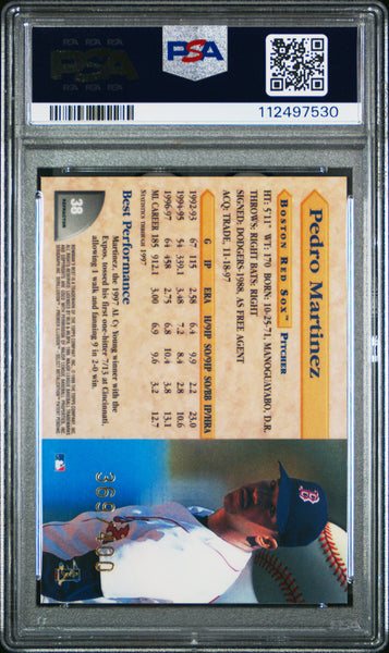 Pedro Martinez - 1998 Bowman's Best Refractor PSA 10 /400