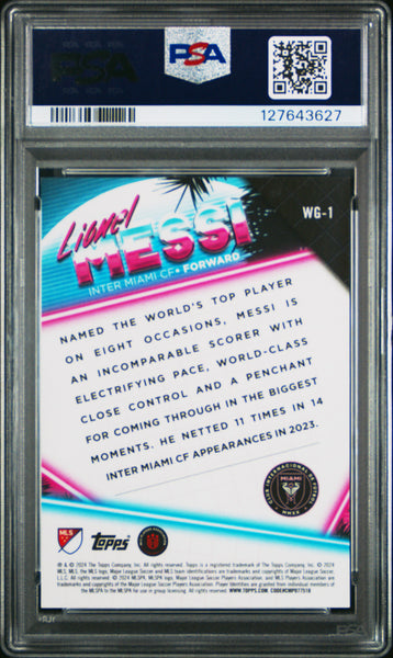Lionel Messi - 2024 Topps MLS Superstars World's Greatest PSA 10