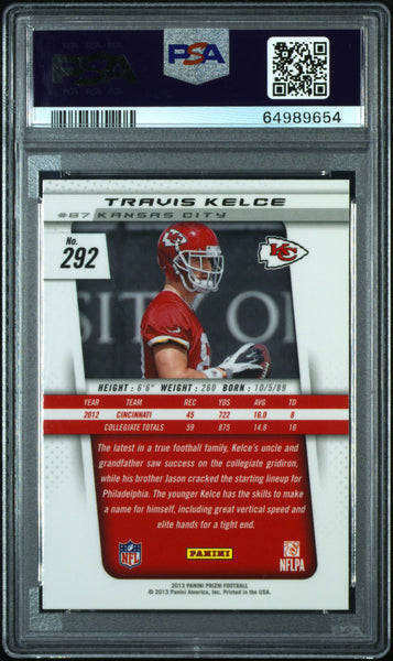 Travis Kelce - 2013 Panini Prizm PSA 10