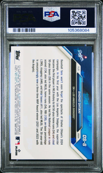 Shohei Ohtani - 2024 Topps Now Offseason PSA 10
