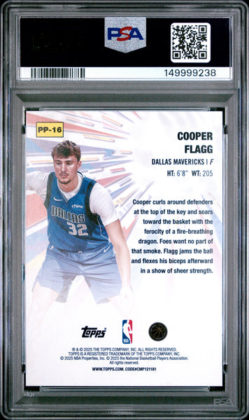 Cooper Flagg - 2025 Topps Power Players PSA 10