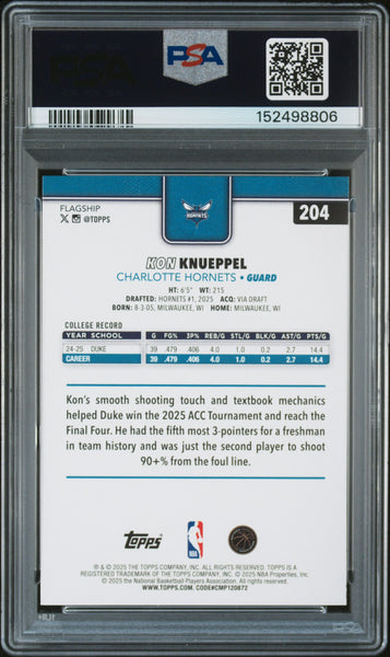 Kon Knueppel - 2025 Topps PSA 10