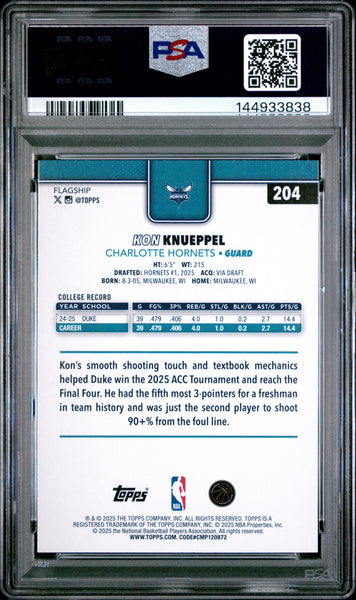 Kon Knueppel - 2025 Topps PSA 10
