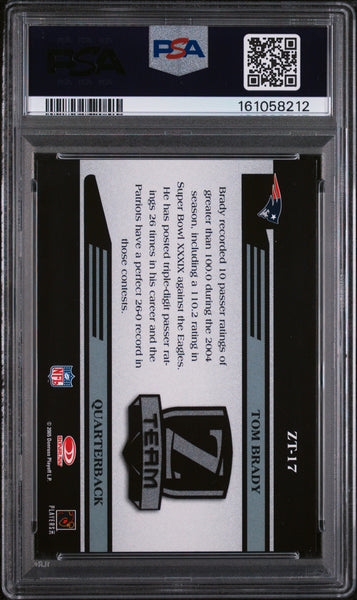 Tom Brady - 2005 Zenith Z-Team PSA 8